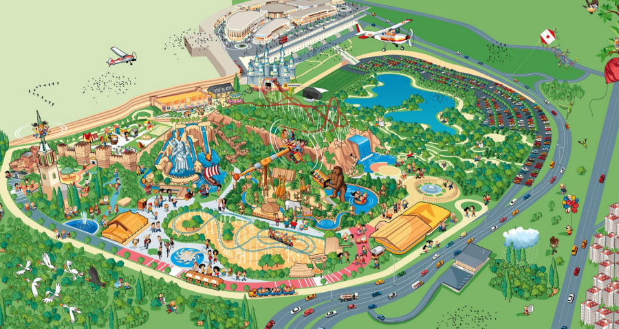 Vialand Theme Park Tour
